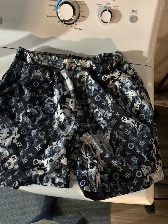 Louis Vuitton Other - Louis Vuitton navy and White Monogram Swim Shorts